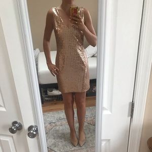 Rose Gold Cocktail Dress
